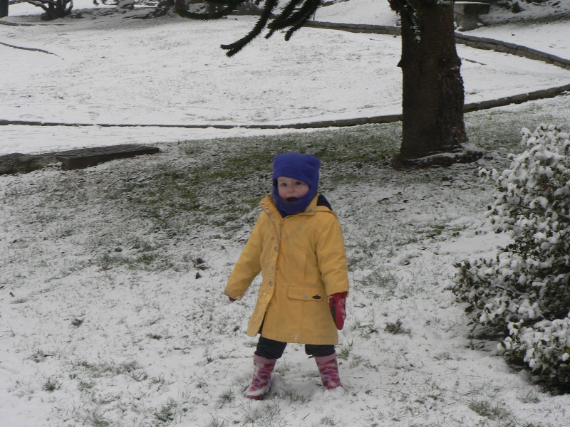 Perrine dans la neige
